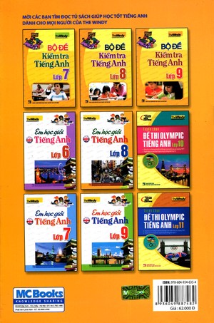 Bìa sau Bộ Đề Kiểm Tra Tiếng Anh Lớp 6